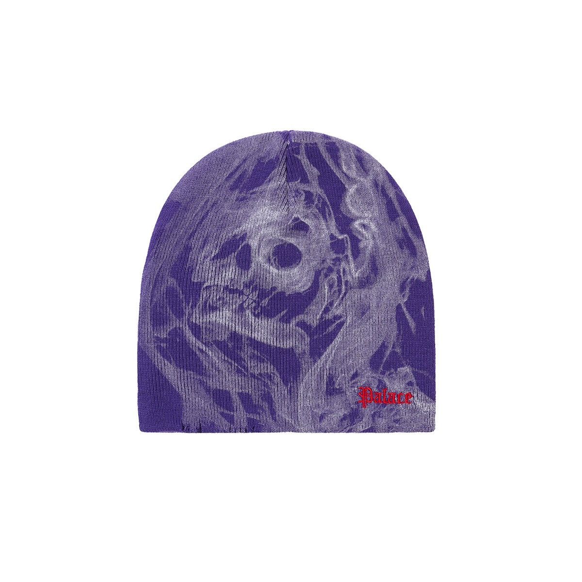 Palace Palace Smoked Nein Cuff Beanie Purple Size ONE SIZE - 1 Thumbnail