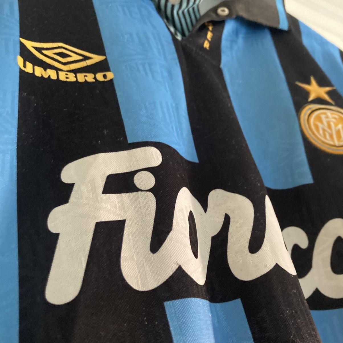 Umbro Inter Milan Vintage 1993/94 Umbro Jersey Large L Size US L / EU 52-54 / 3 - 9 Thumbnail