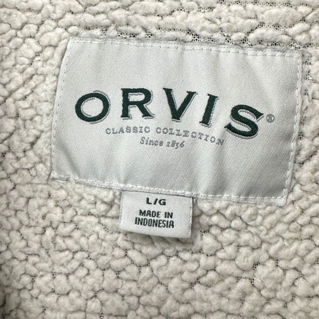 Orvis Orvis Pullover Sweatshirt Mens Large Gray Thick Sherpa Fleece Lined Quarter Zip Size US L / EU 52-54 / 3 - 4 Thumbnail