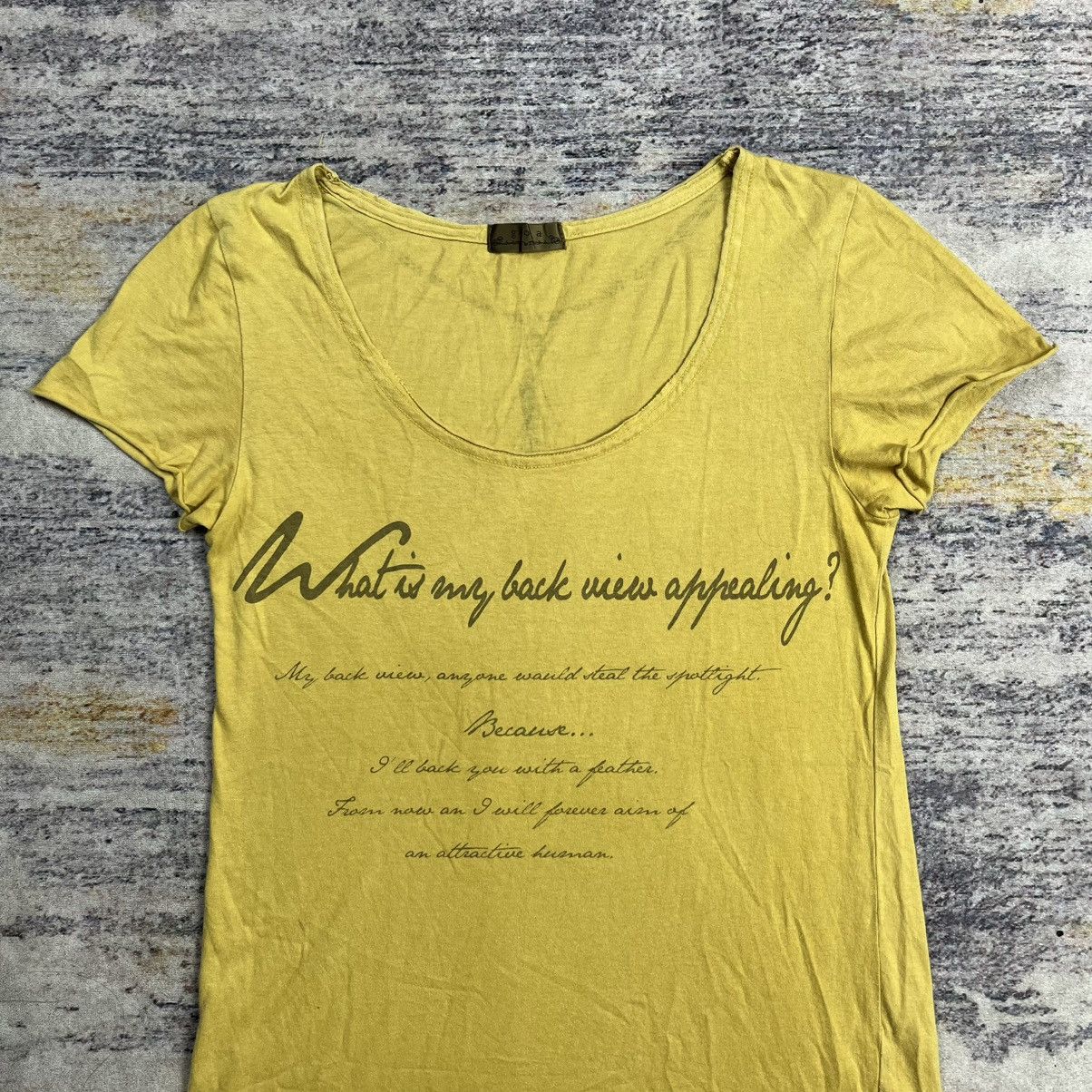 Le Grande Bleu (L.G.B.) Goa poem necklace feather t shirt vkei style Size US S / EU 44-46 / 1 - 3 Thumbnail