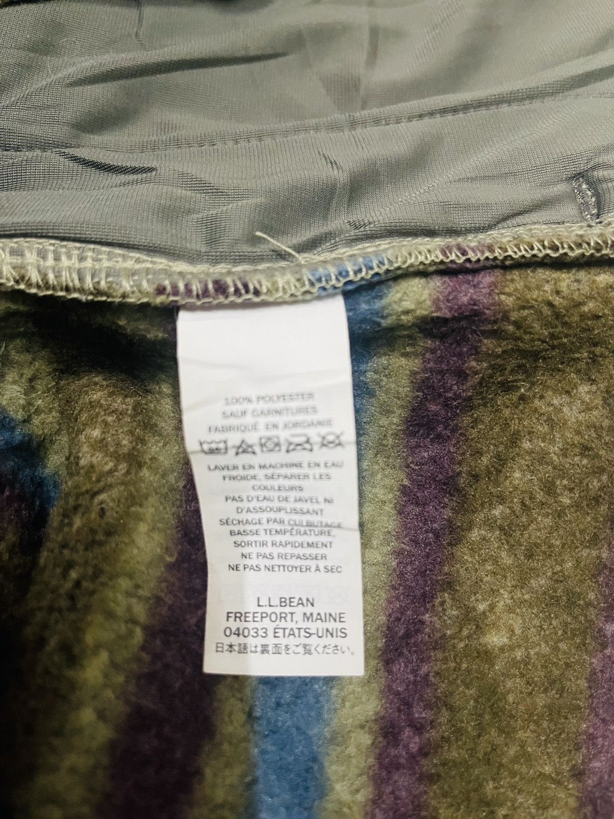 L.L. Bean LL Bean Button Tap Fleece Jacket (05) Size US L / EU 52-54 / 3 - 4 Thumbnail