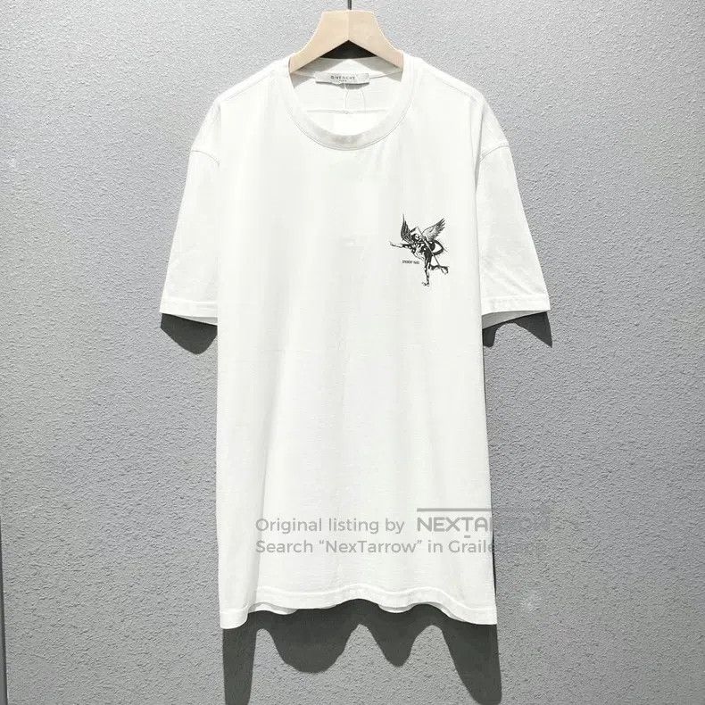 Givenchy Givenchy White Printed Short-Sleeve T-Shirt Size US XL / EU 56 / 4 - 1 Thumbnail