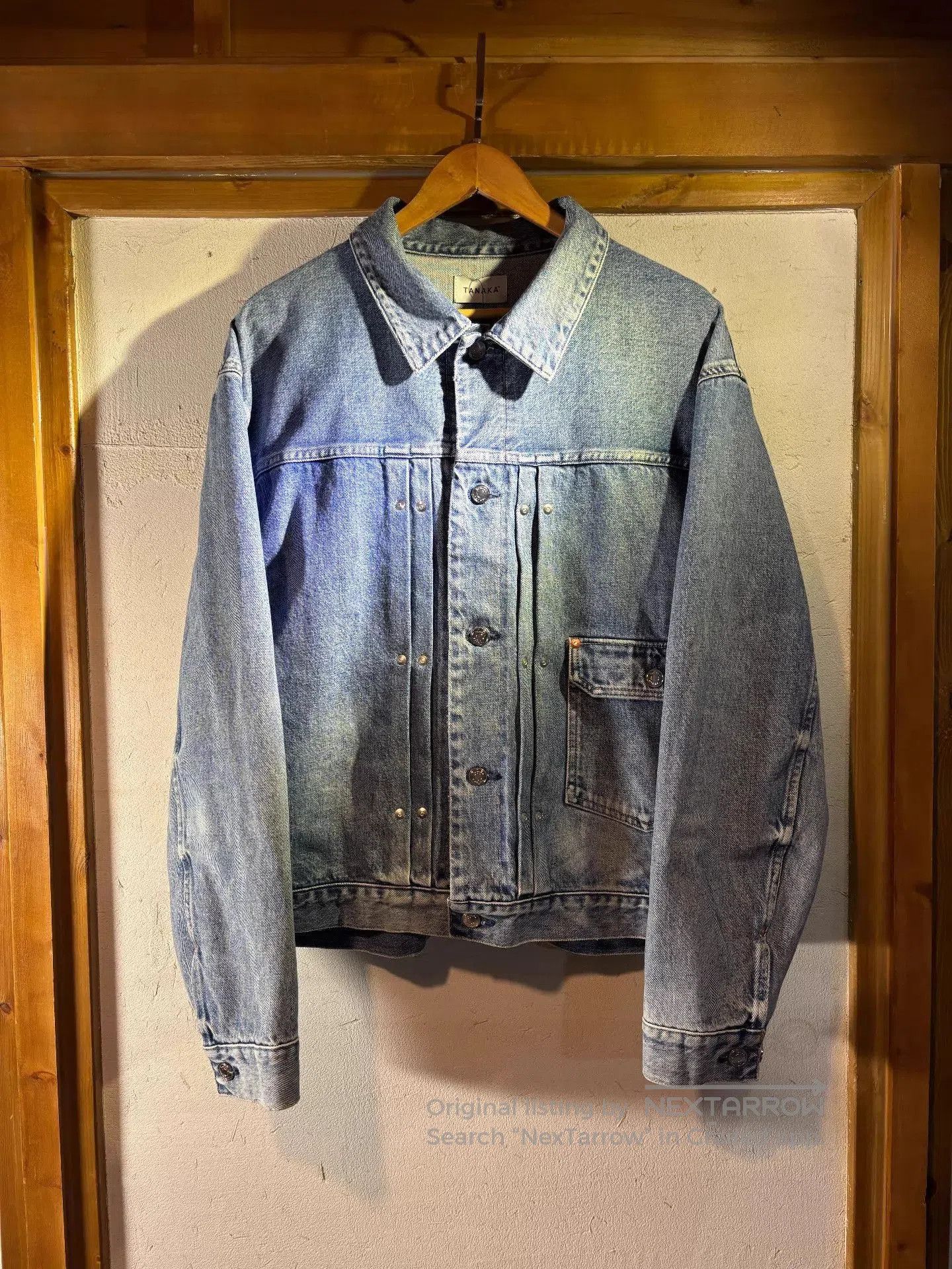 TANAKA Blue Denim Jacket, Size L. Size US L / EU 52-54 / 3 - 1 Thumbnail