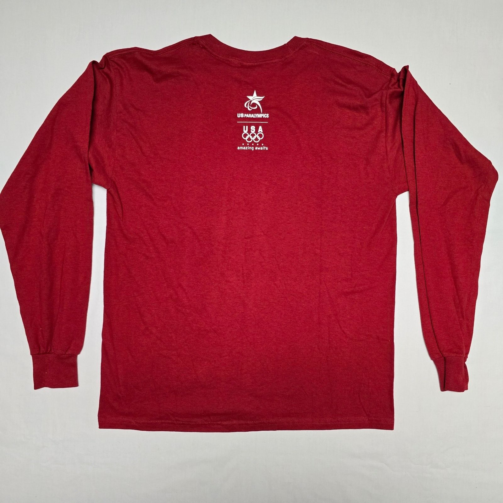 Vintage Paralympics Long Sleeve Shirt Mens Large Olympics Tee Size US L / EU 52-54 / 3 - 10 Thumbnail