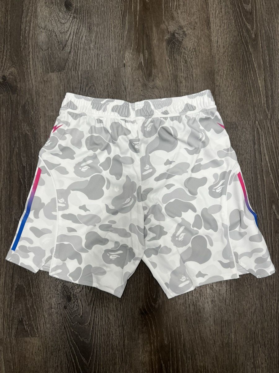 Adidas × Bape Adidas x Bape Football Slim White Shorts Sz L,XL,XXL NEW! Size US 34 / EU 50 - 5 Thumbnail
