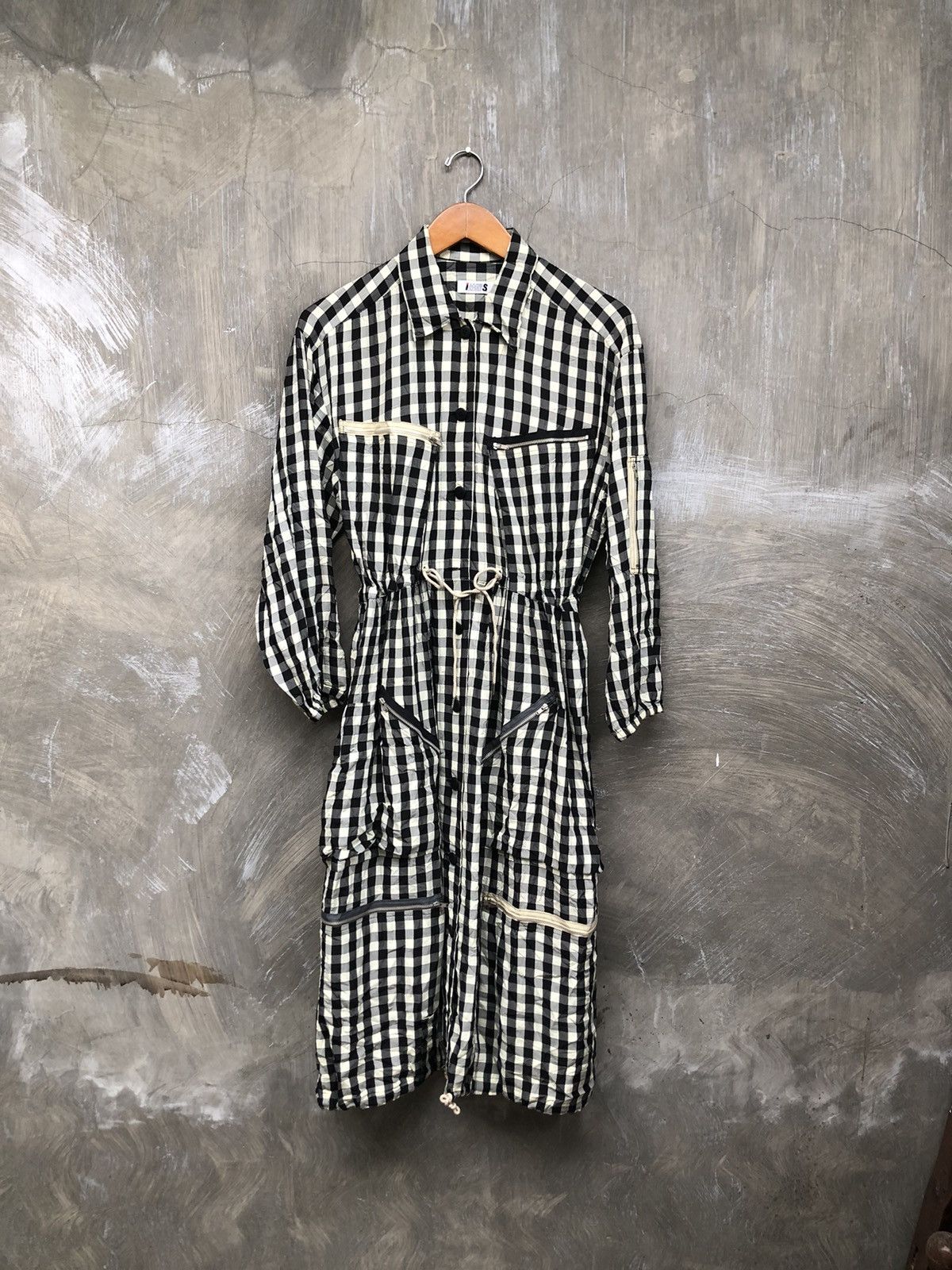 Issey Miyake Vintage Issey Miyake Multi Zipper Pocket Maxi Dress Size M / US 6-8 / IT 42-44 - 2 Thumbnail