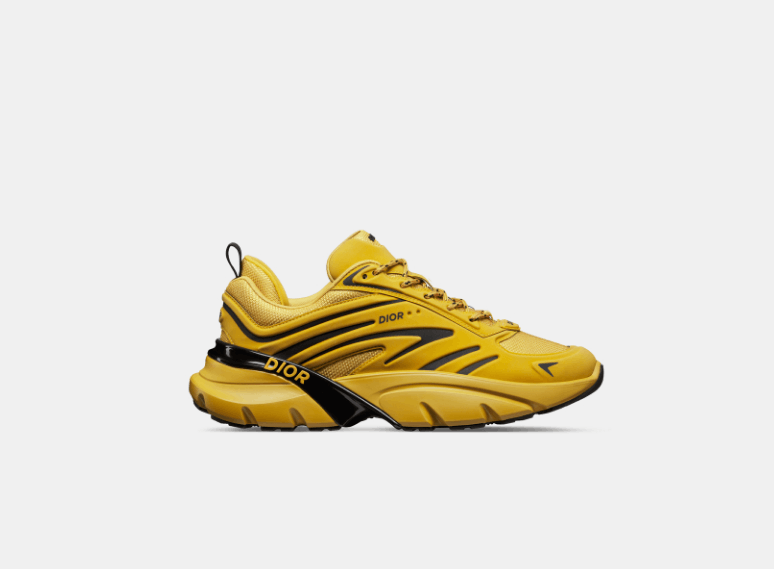 Dior o1w1db10426 3SN306 B44 Blade Low-Top Sneakers in Yellow Size US 7 / EU 40 - 1 Thumbnail