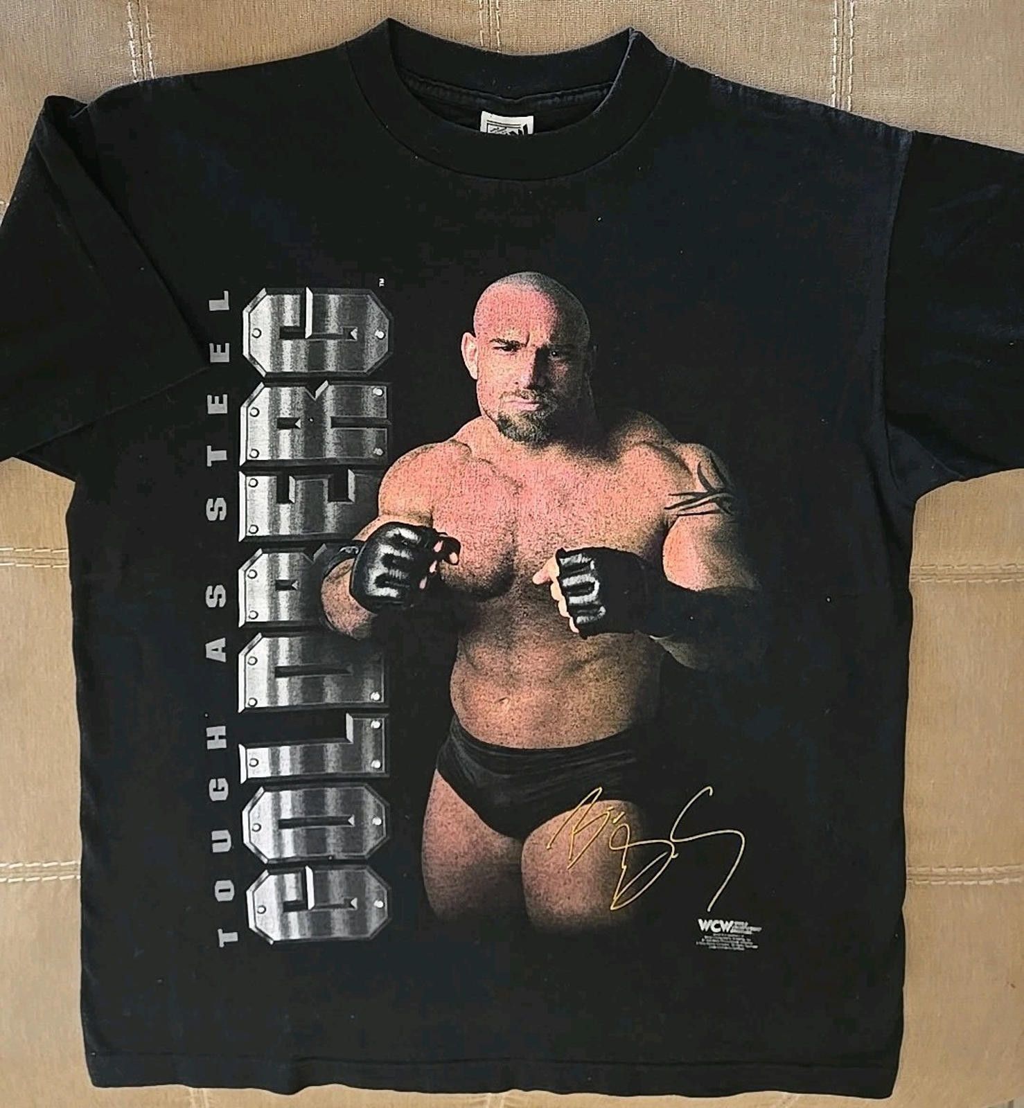WCW/nWo Vtg 1998 Goldberg WCW T-Shirt Tough As Steel Wrestling WWE Size US L / EU 52-54 / 3 - 1 Thumbnail