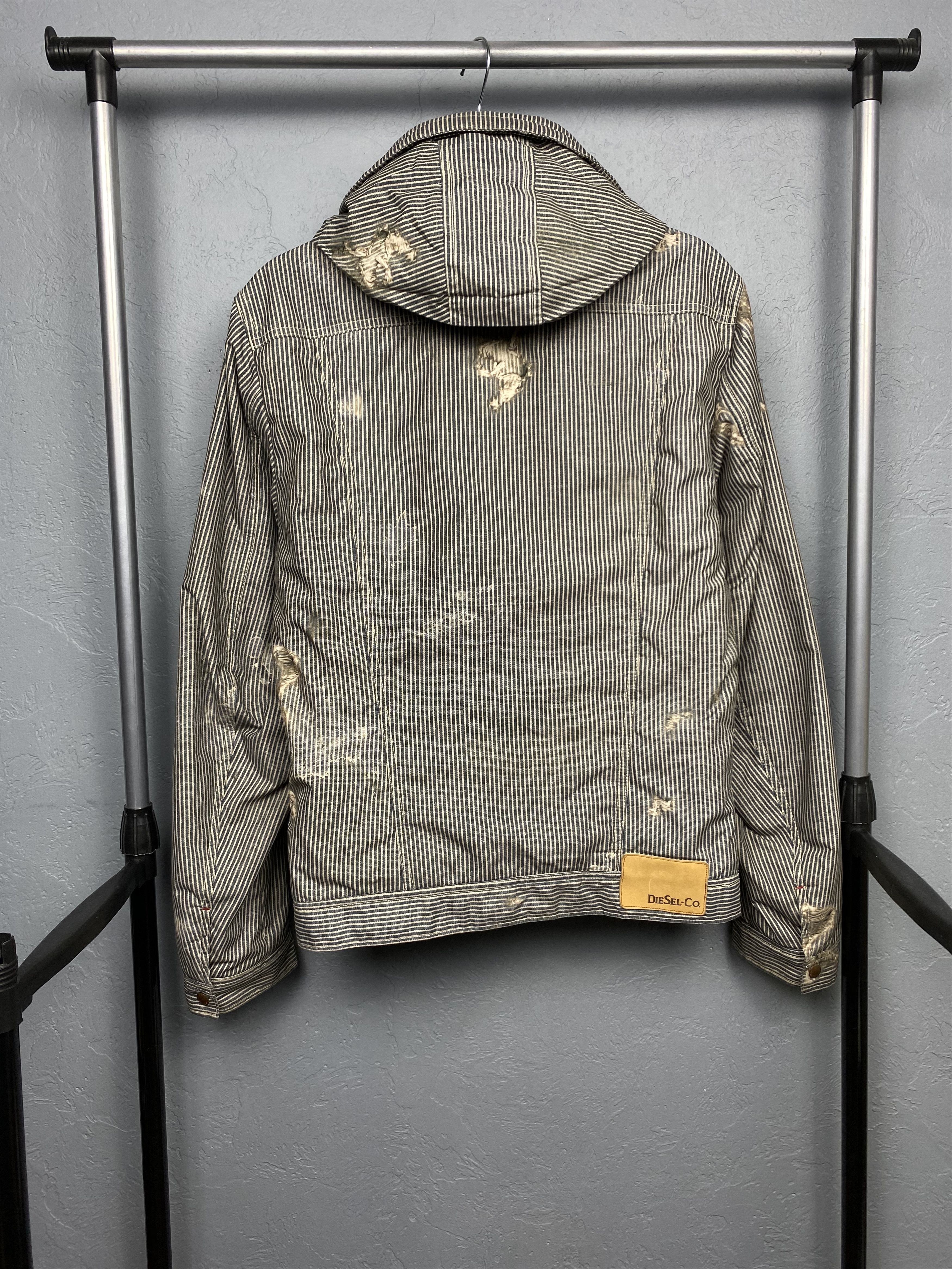 Diesel Diesel Vintage Mens Distressed Print Jacket Size US L / EU 52-54 / 3 - 12 Thumbnail