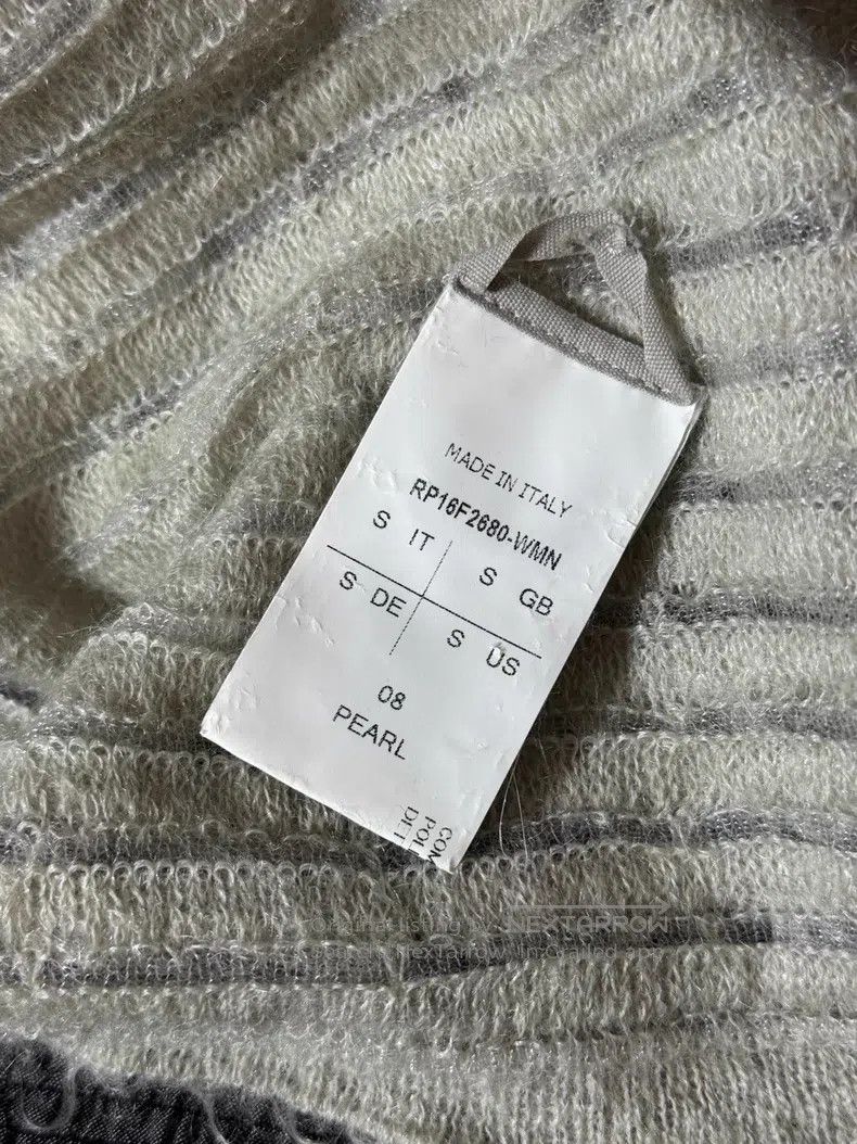 Rick Owens Rick Owens 16 FW mainline mohair see-through striped cashm Size US S / EU 44-46 / 1 - 7 Thumbnail