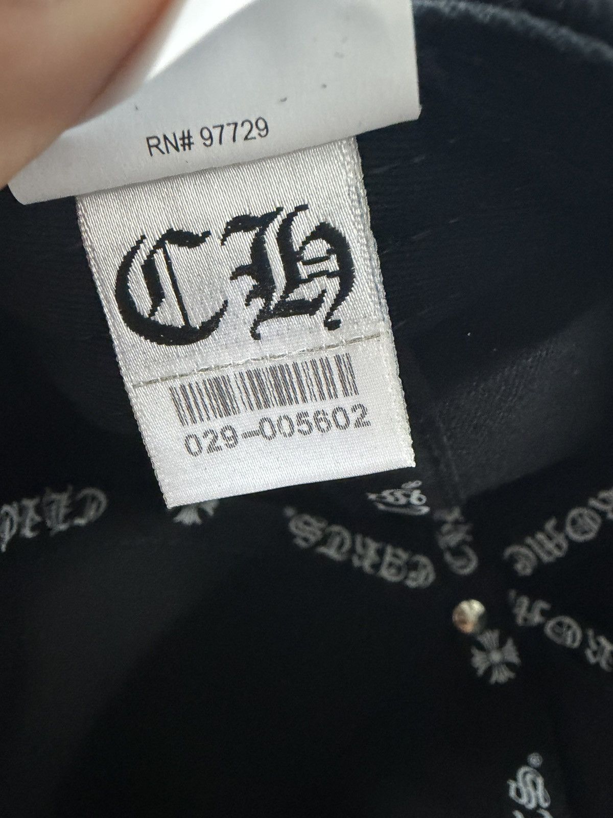 Chrome Hearts Chrome Hearts Eye Chart Hat Size ONE SIZE - 7 Thumbnail