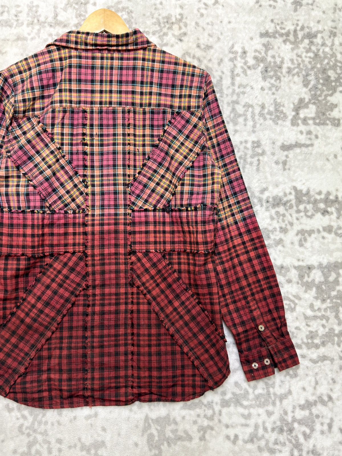 Flannel Vintage Semantic Design Reconstructed Flannel Rock Punk Size US S / EU 44-46 / 1 - 9 Thumbnail