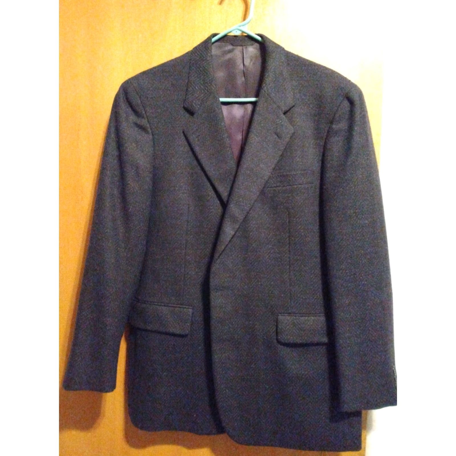 Vintage VINTAGE SASSOON COLLECTION 100% WOOL BLAZER NEW MADE IN USA Blazer Men's Size 40 Blue Size 40R - 2 Thumbnail