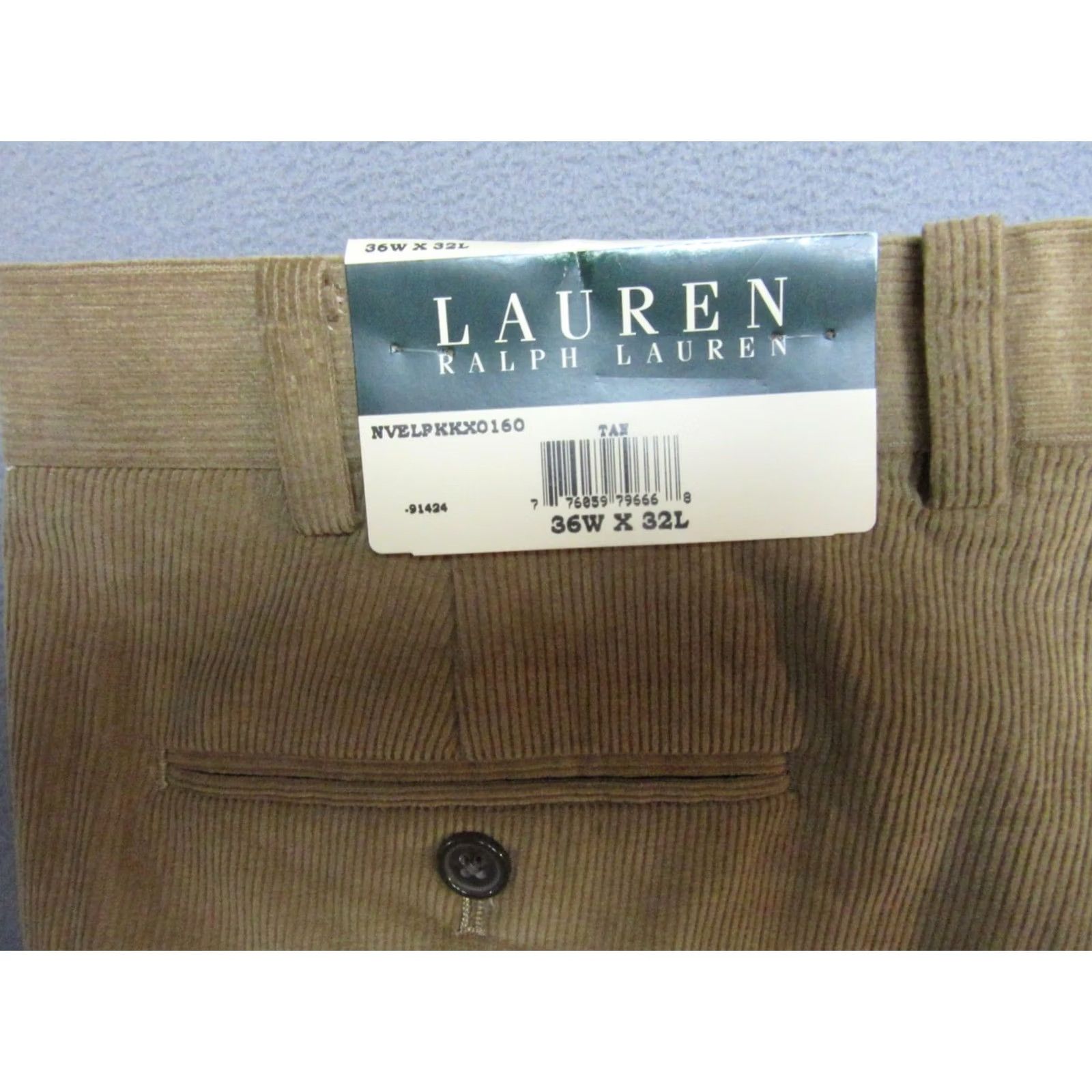 Ralph Lauren Lauren Ralph Lauren Men Dress Pants 36X32 Tan Corduroy Business Oxford High Rise Size US 36 / EU 52 - 3 Thumbnail