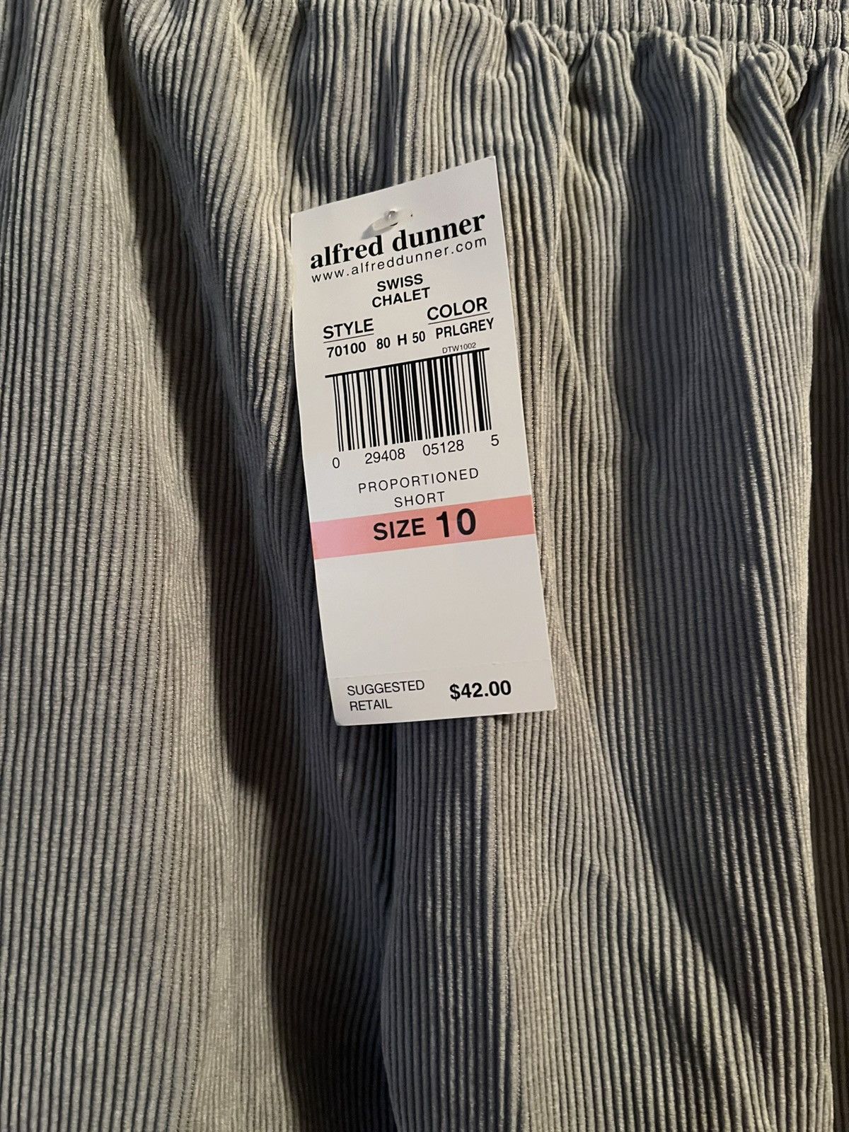 Alfred Dunhill Alfred Dunner Grey Pants Size 10 NWT Size 32" / US 10 / IT 46 - 4 Thumbnail