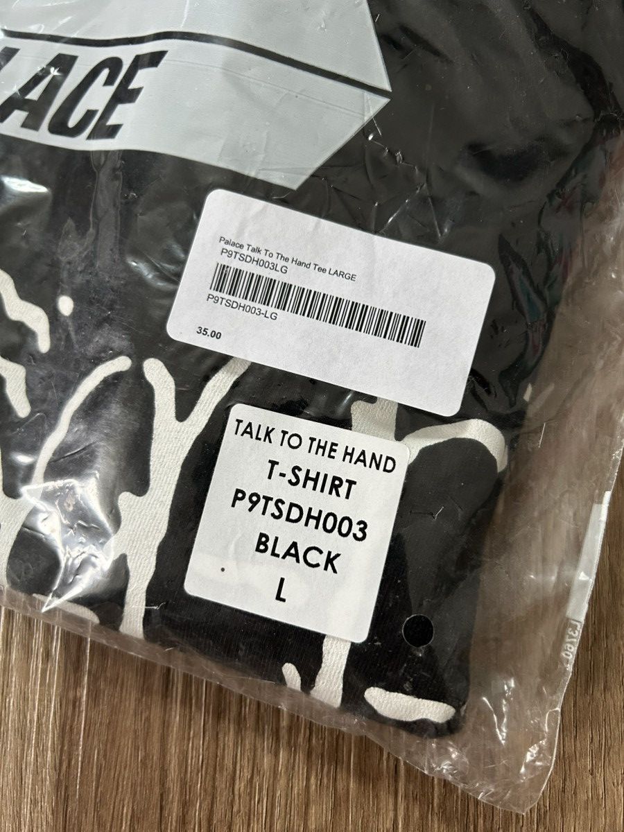 Palace Palace Talk to the Hand Tee Black FW15 Size US L / EU 52-54 / 3 - 5 Thumbnail