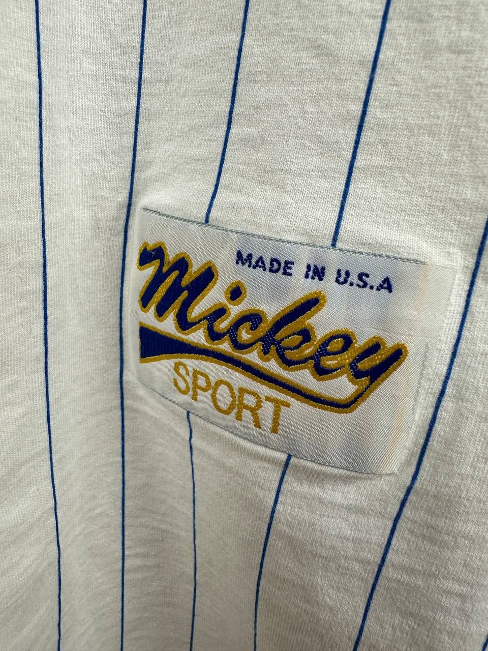 Disney Mickey Sport Baseball T-Shirt Jersey Made in USA 90s