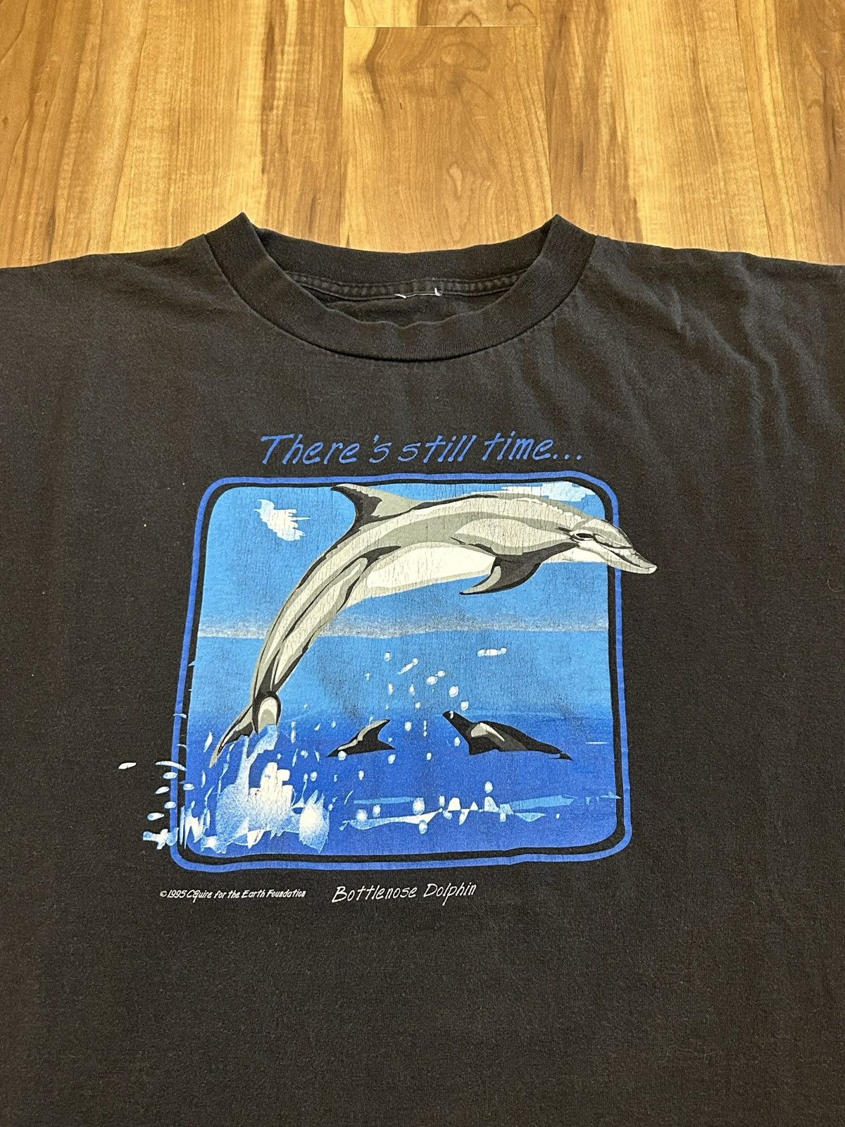 Vintage Vintage 1995 Dolphin Graphic Tee Size US XL / EU 56 / 4 - 2 Thumbnail