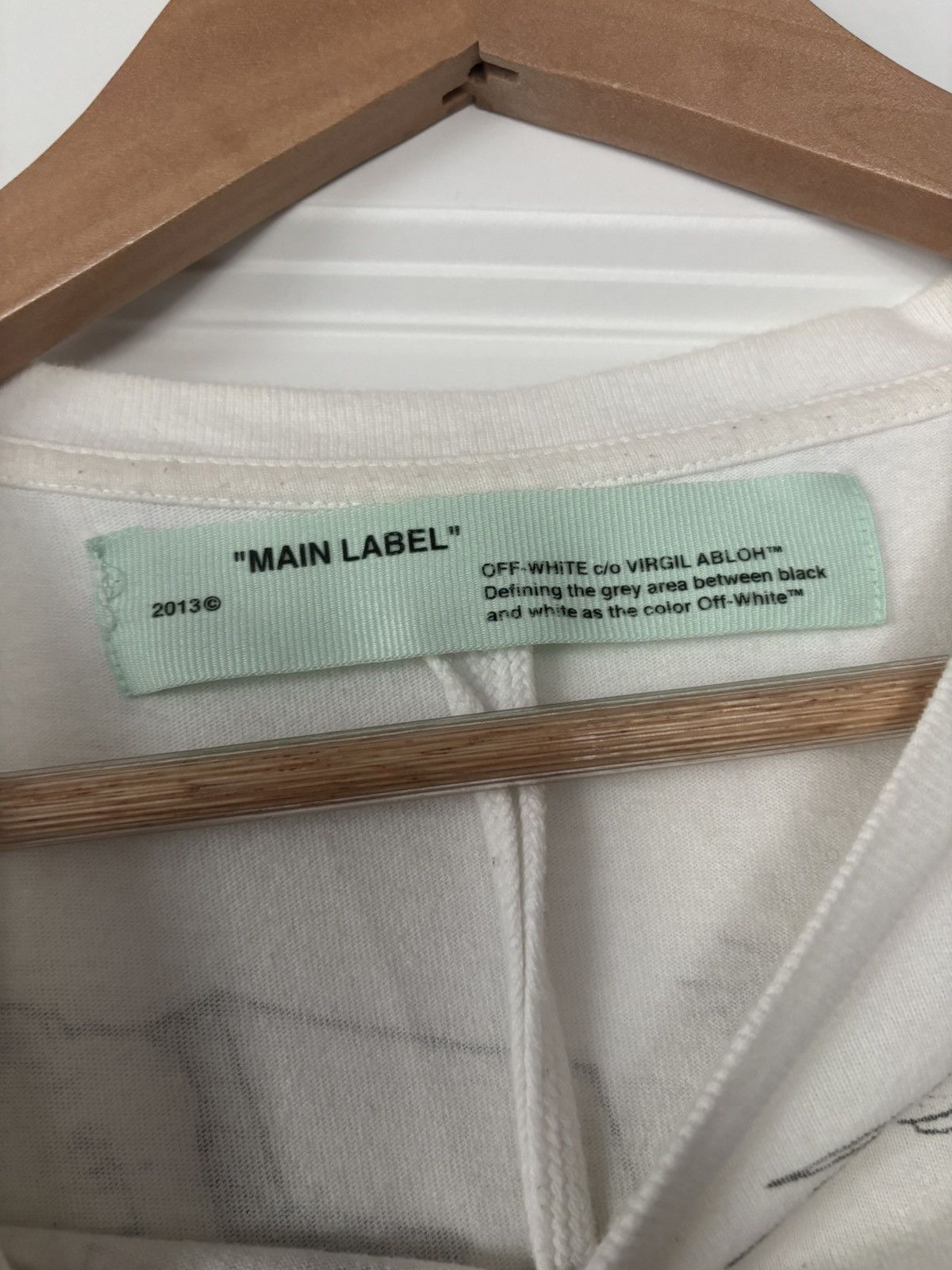 Off-White 2013 Off White Virgil Aboloh Eagle Spell Out Logo Shirt Size US L / EU 52-54 / 3 - 4 Thumbnail