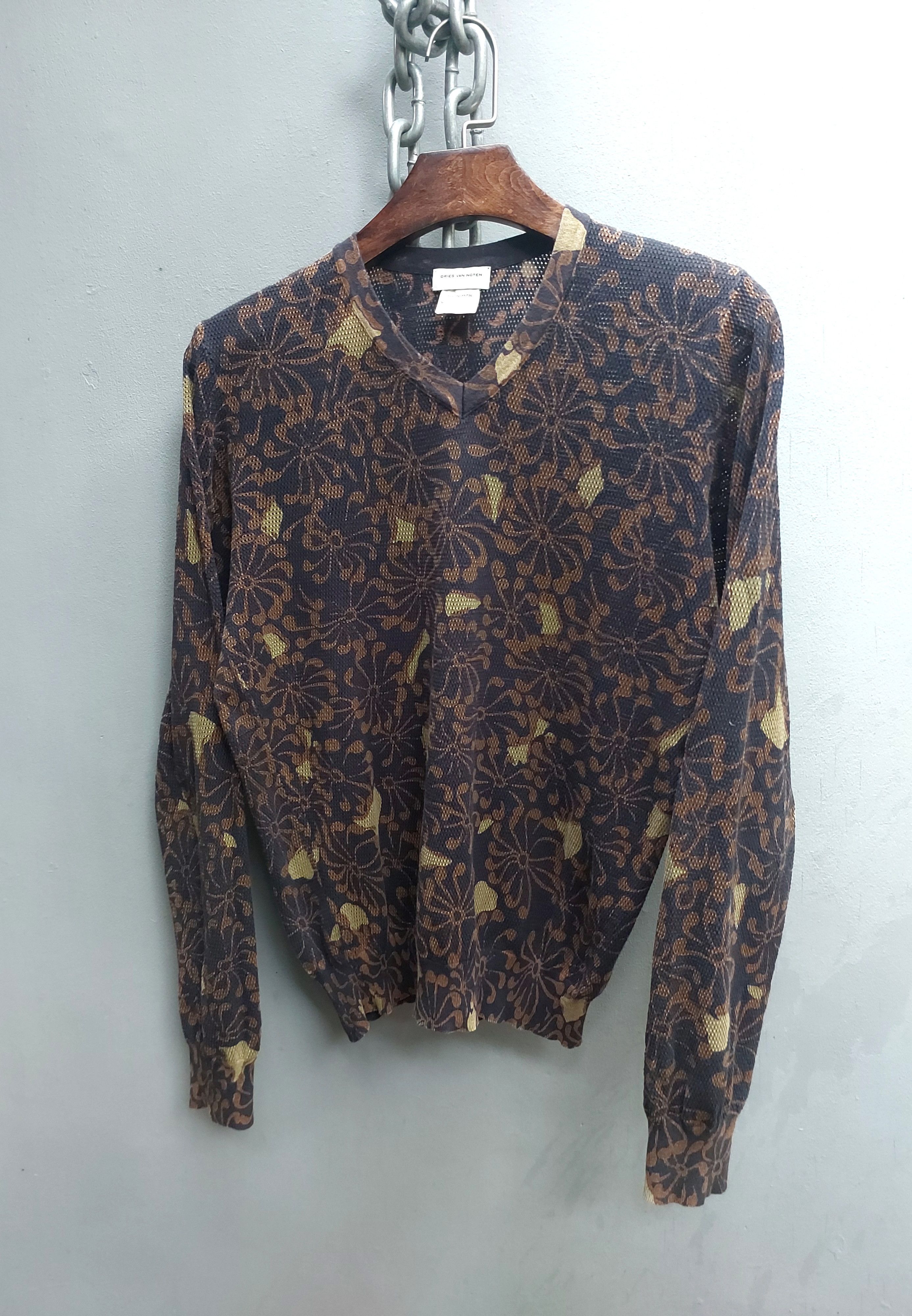 Dries Van Noten Floral Batik Cotton