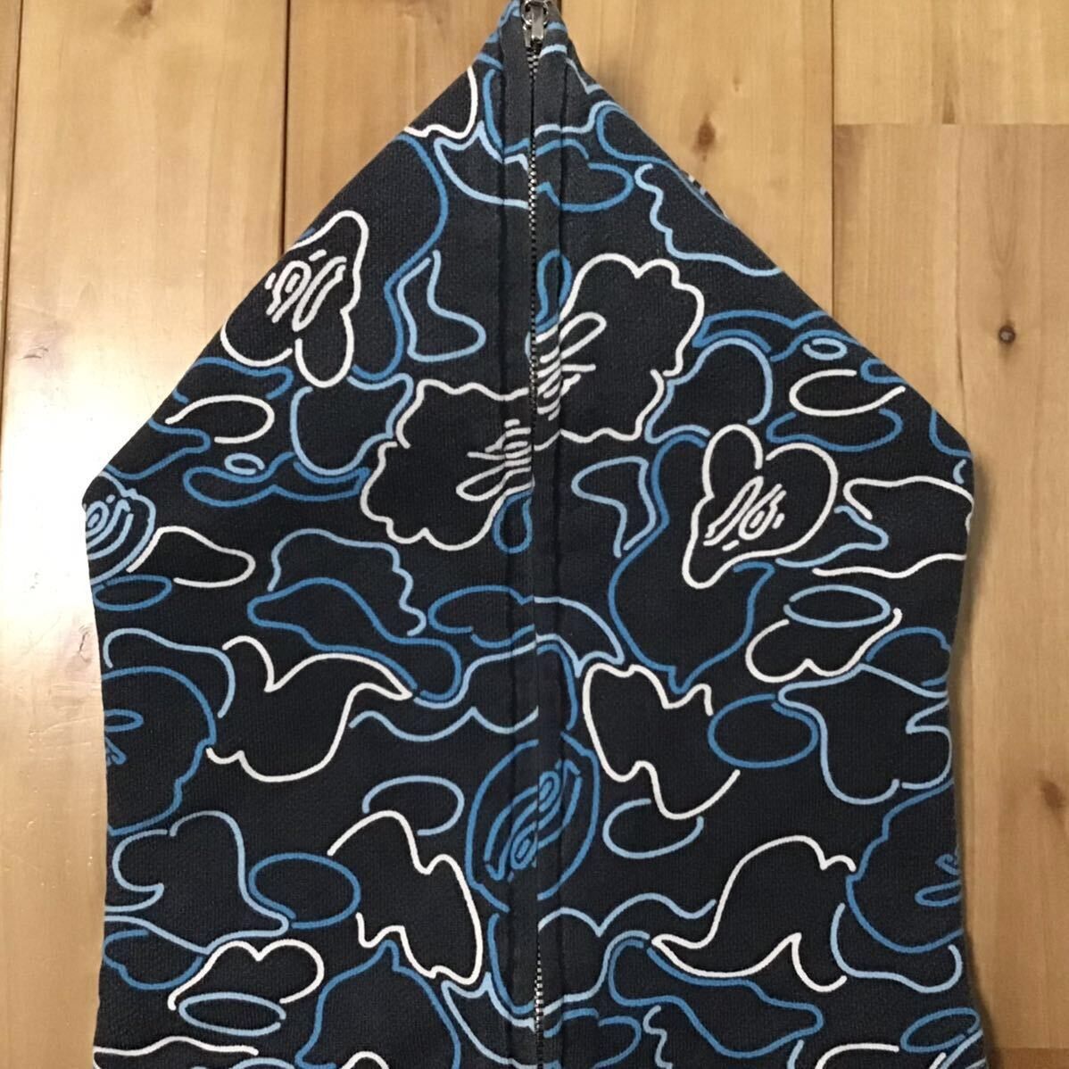 Bape BAPE Neon camo full zip hoodie navy a bathing ape NIGO Size US M / EU 48-50 / 2 - 3 Thumbnail