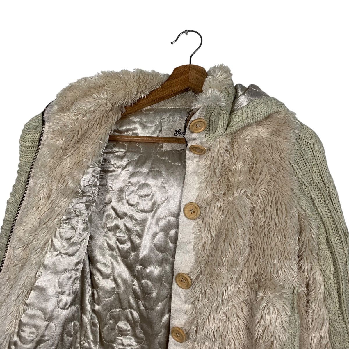 Japanese Brand Beni Meeni California Faux Fur Jacket Size S / US 4 / IT 40 - 11 Thumbnail