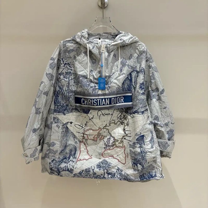 Dior Dior XS Spring Autumn Gray Women's Jacket 0089 Size XS / US 0-2 / IT 36-38 - 1 Thumbnail