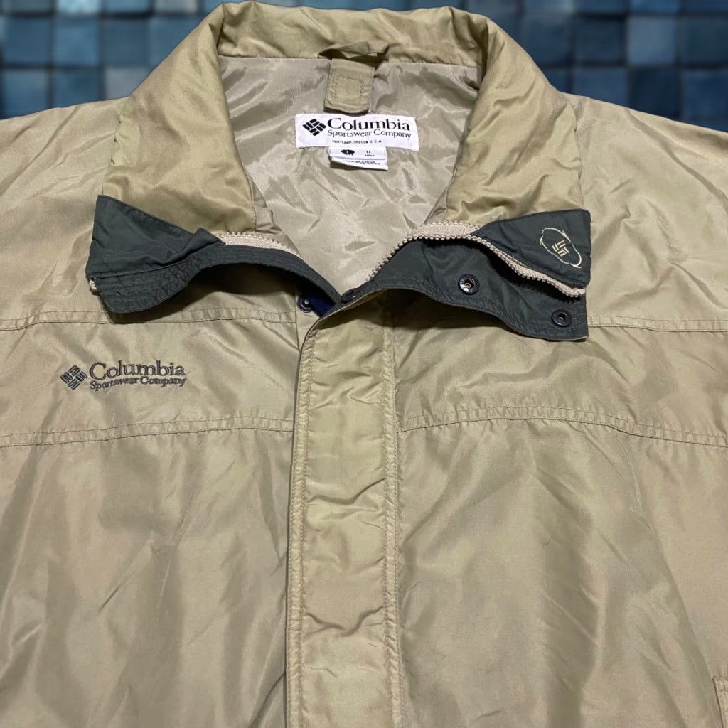 Vintage VINTAGE Columbia Jacket Windbreaker Waterproof Full Zip Mens L Beige Bugaboo Size US L / EU 52-54 / 3 - 1 Thumbnail