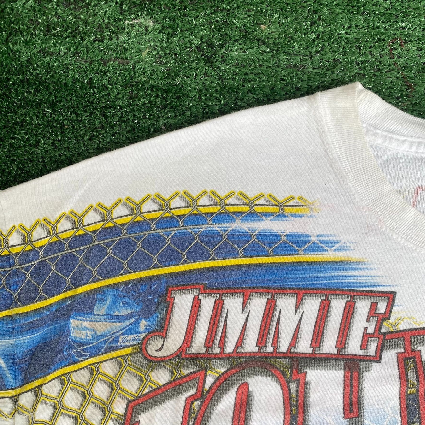 NASCAR Vintage 90s NASCAR AOP Shirt Lowe's Racing Automotive Tee Size US XXL / EU 58 / 5 - 5 Thumbnail