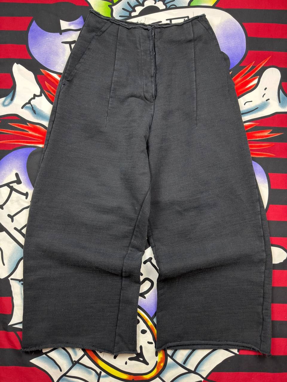 Rundholz dip Avant garde baggy goth pants women's S