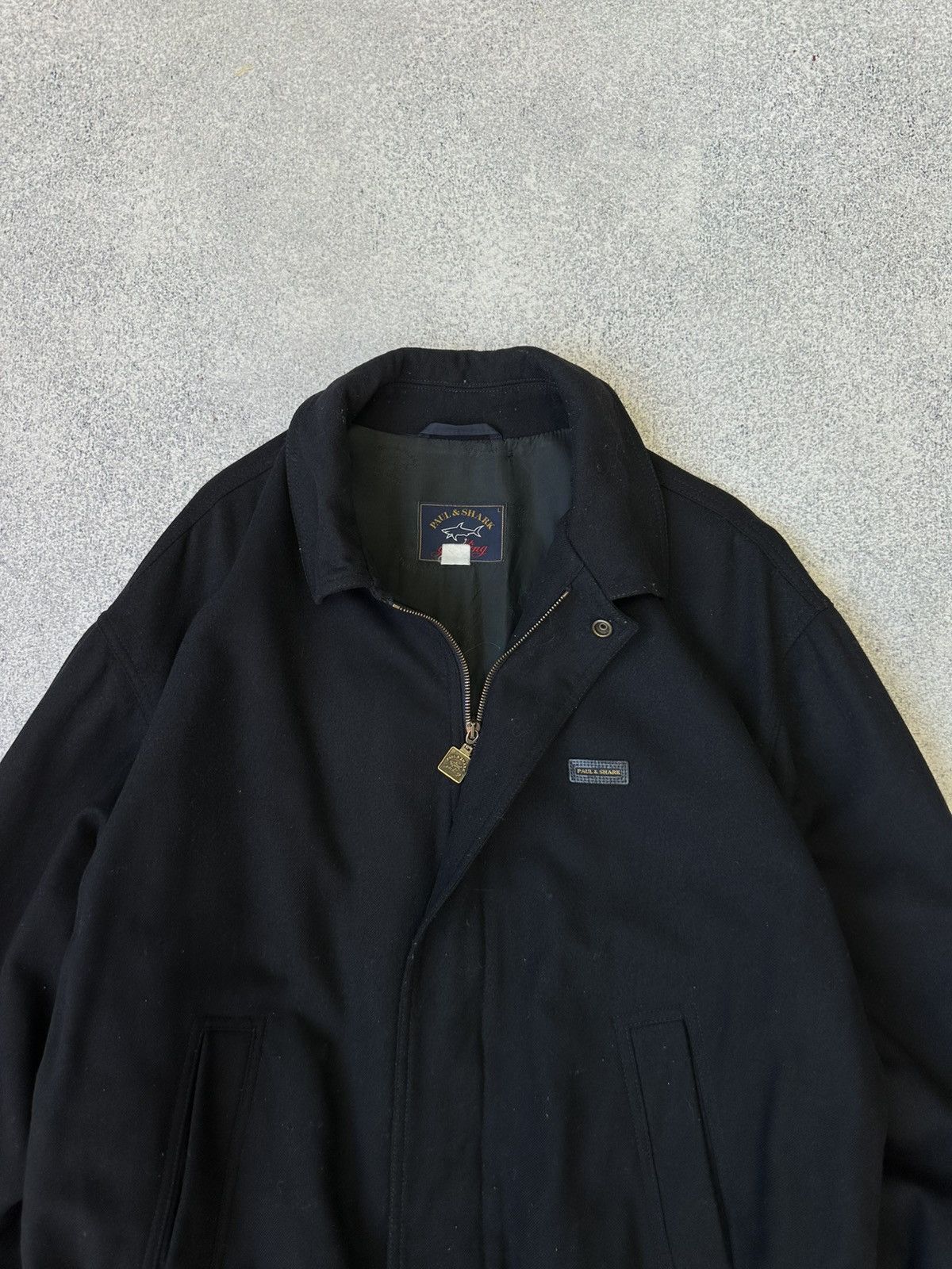 Paul & Shark Vintage Paul&Shark Wool Luxury Bomber Jacket Size US L / EU 52-54 / 3 - 3 Thumbnail