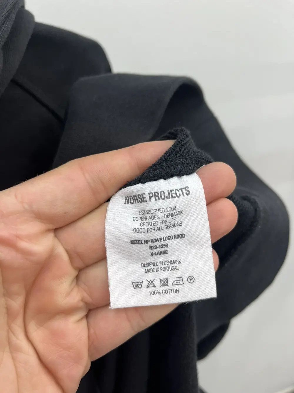Norse Projects Norse Projects x END Logo Embroidered Cotton Hoodie Size US XL / EU 56 / 4 - 4 Thumbnail