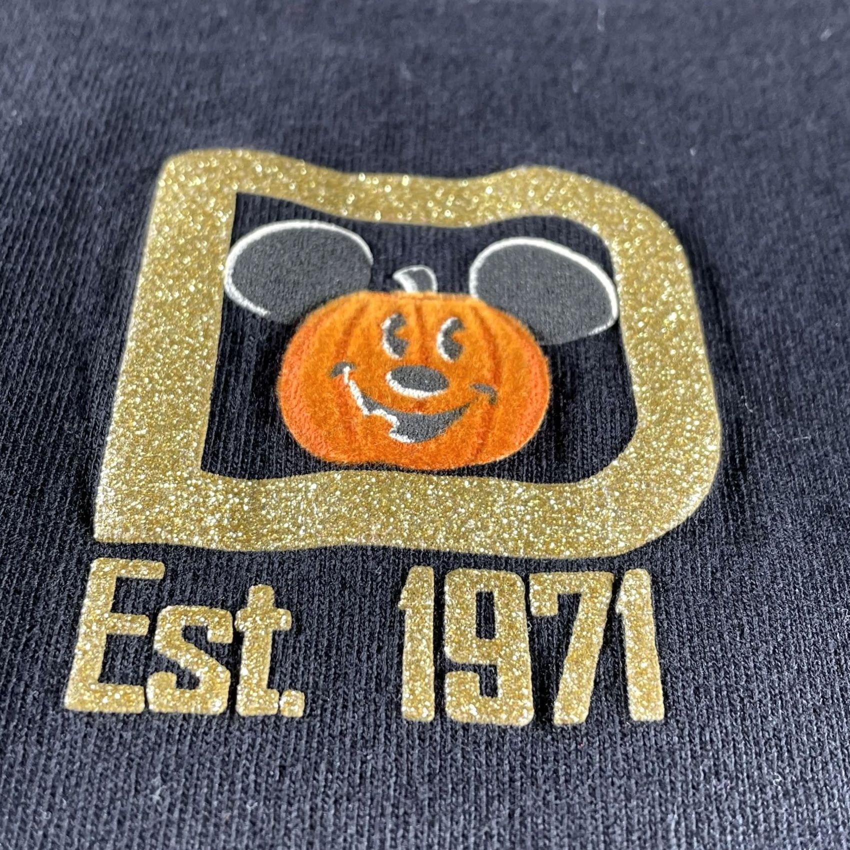 Disney Disney Halloween Spirit Jersey Shirt Mens L Black Mickey Pumpkin Ghost Ghost Spirit Jersey Size US L / EU 52-54 / 3 - 5 Thumbnail