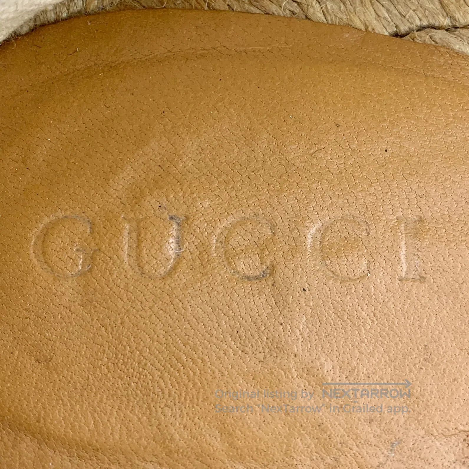 Gucci Guicci Blue striped floral embroidery casual flat fisherma Size US 9 / EU 42 - 7 Thumbnail