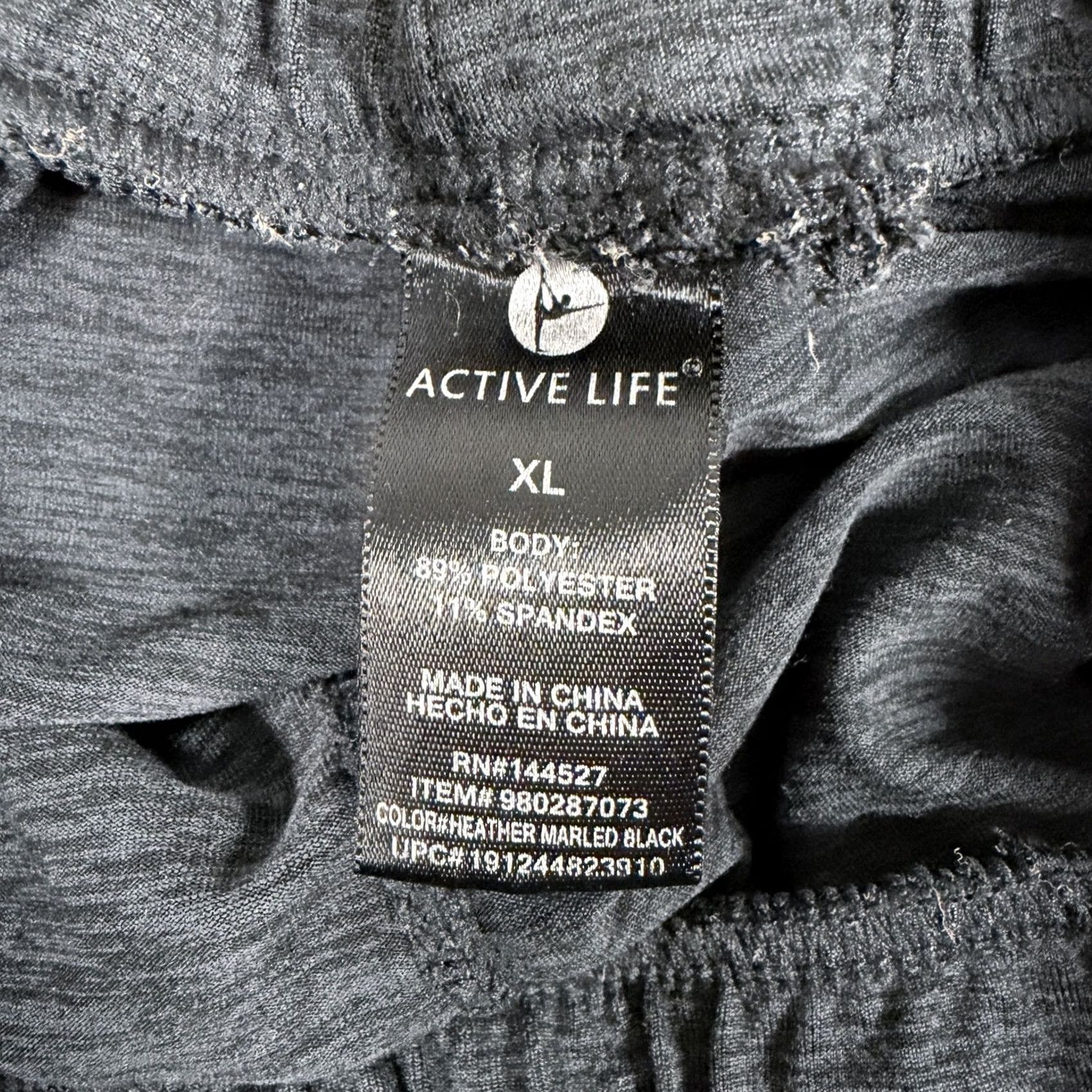 Alife Active Life Casual Jogger Pants XL Dark Gray Women’s Regular 32x27.5 Pockets 90s Gothic College City USA Modern Outdoor Style Jeanswear Trousers Size 40" / US 18 - 5 Thumbnail