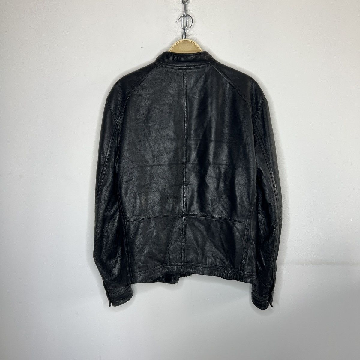 Genuine Leather × Strellson Strellson Lamb Nappa Leather Jacket Black Switzerland Size US M / EU 48-50 / 2 - 12 Thumbnail