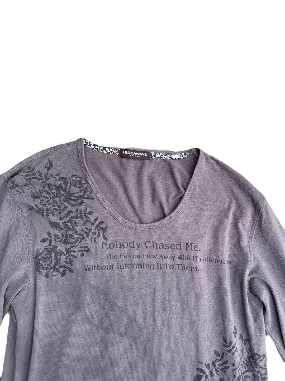 If Six Was Nine 2000s Japanese archive Poem Floral Smoke Long Sleeve Tee Size US M / EU 48-50 / 2 - 5 Thumbnail
