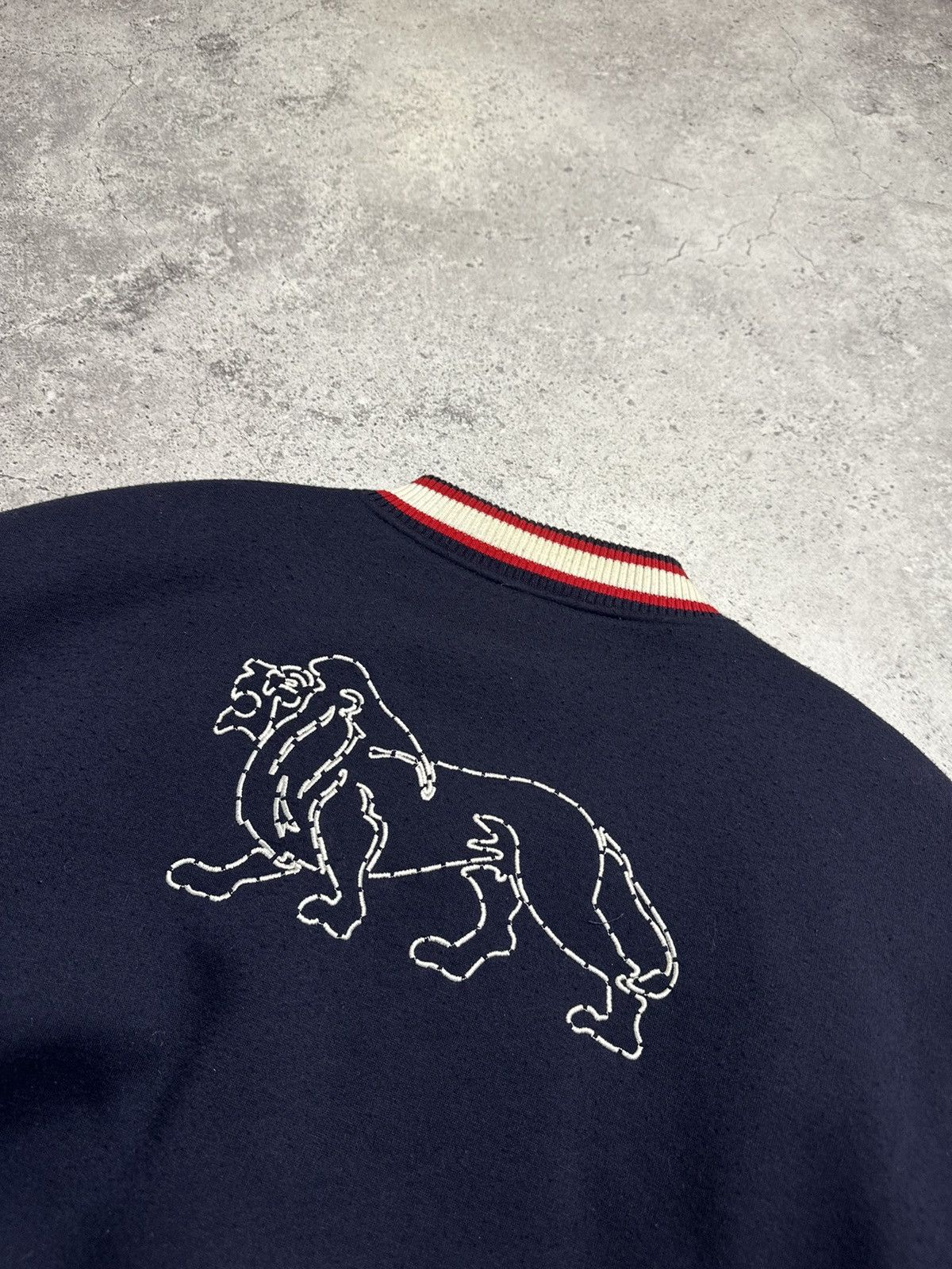 Lonsdale Lonsdale England Big Embroidered Logo Navy Bomber Jacket Size US XL / EU 56 / 4 - 4 Thumbnail