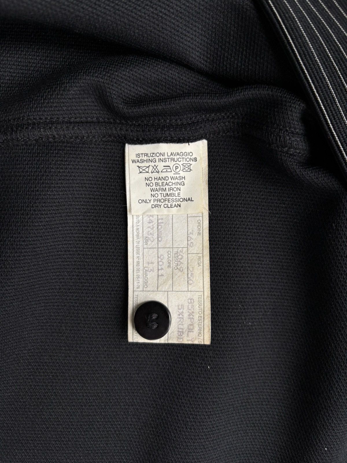 Emporio Armani 90s Emporio Armani Pinstripe Concealed Button Shacket Size US M / EU 48-50 / 2 - 6 Thumbnail