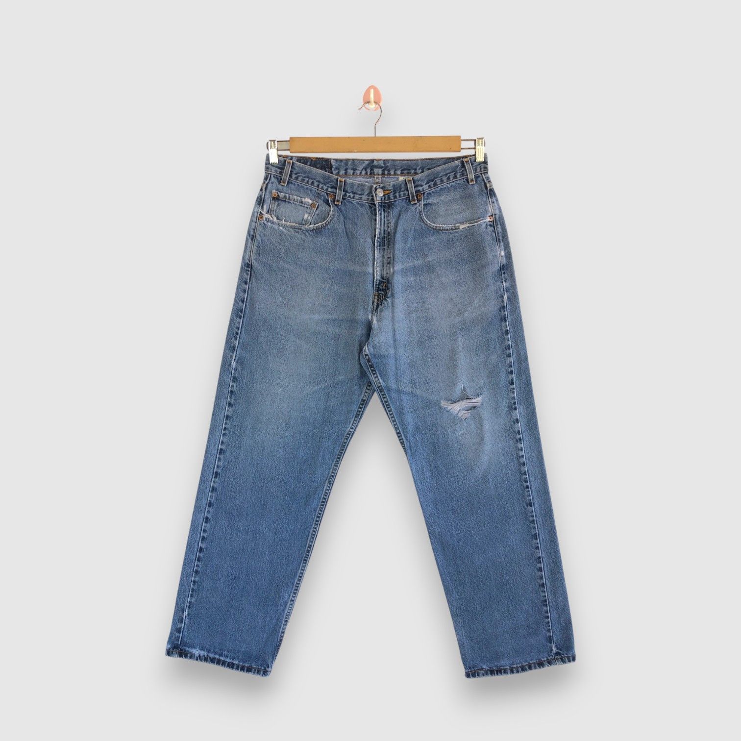 Vintage Distressed Levis Baggy Jeans Faded Levi's 569 Denim