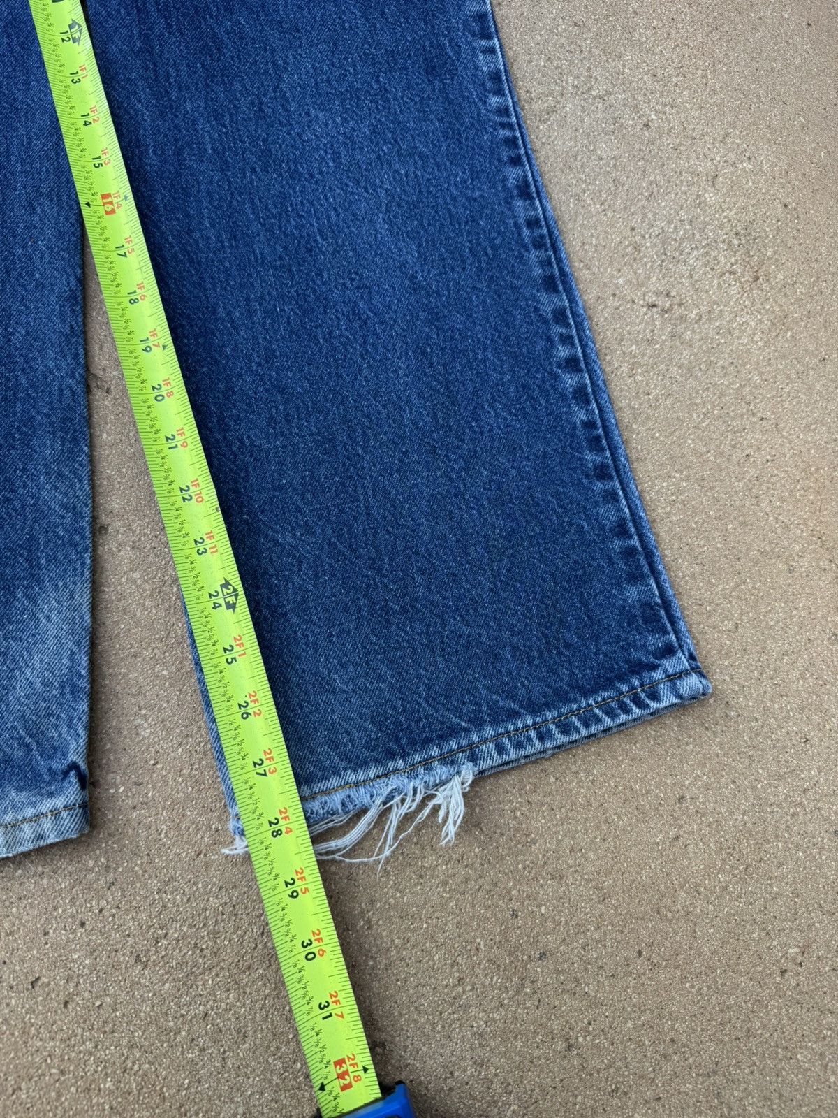 Levi's Vtg 90’s Levi’s 517 Red Tab Bootcut Flare Denim Jeans 35x28 Size US 35 - 10 Thumbnail