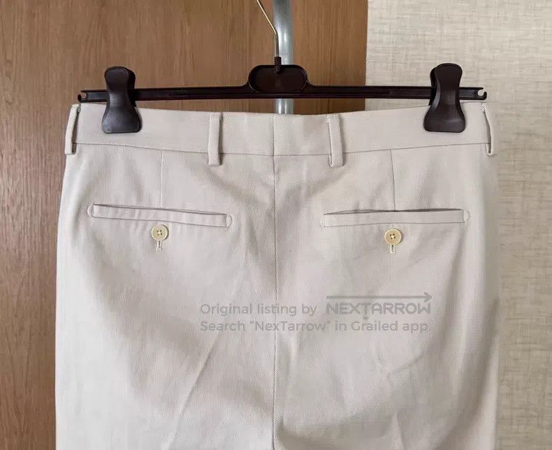 Hermes Hermes Men's casual pants made of gabardine for spring and Size US 40 / EU 56 - 7 Thumbnail
