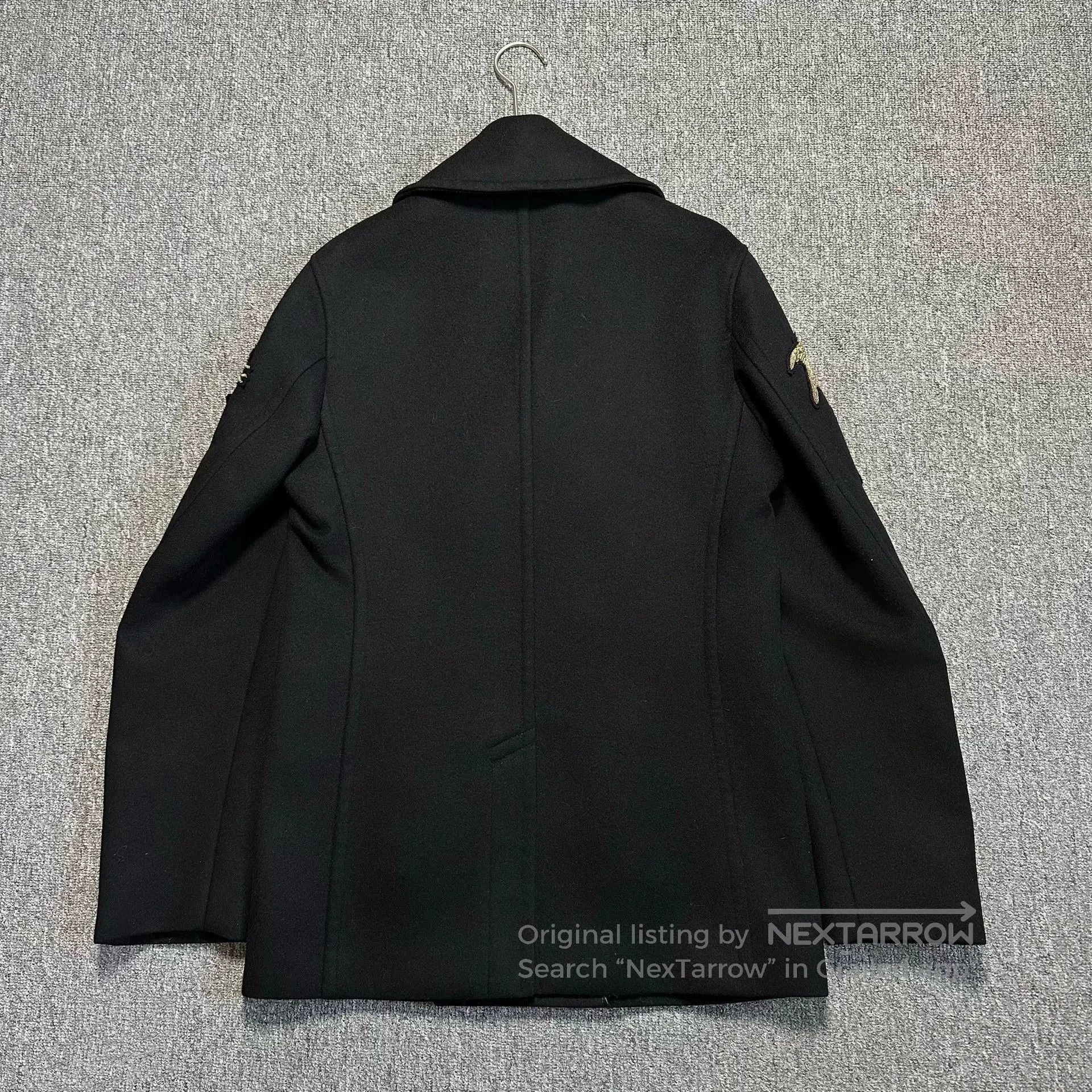 Alexander McQueen alexander mcqueen black embroidered wool coat. Size US L / EU 52-54 / 3 - 6 Thumbnail