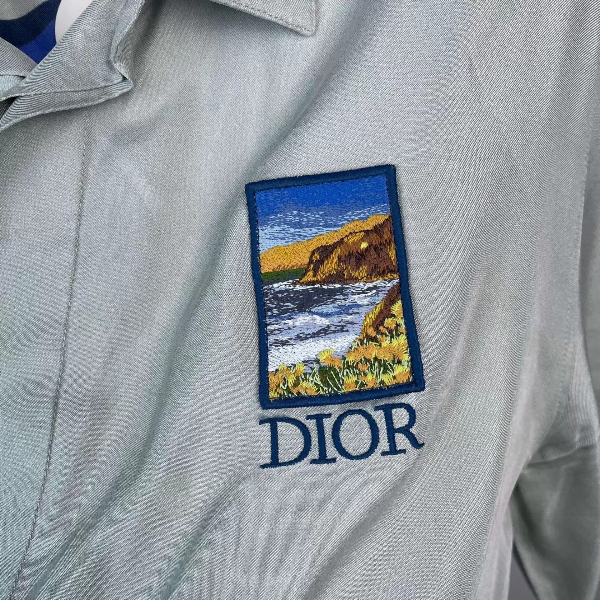 Dior Dior Silk Light Green T-shirt 39 Size US M / EU 48-50 / 2 - 8 Thumbnail