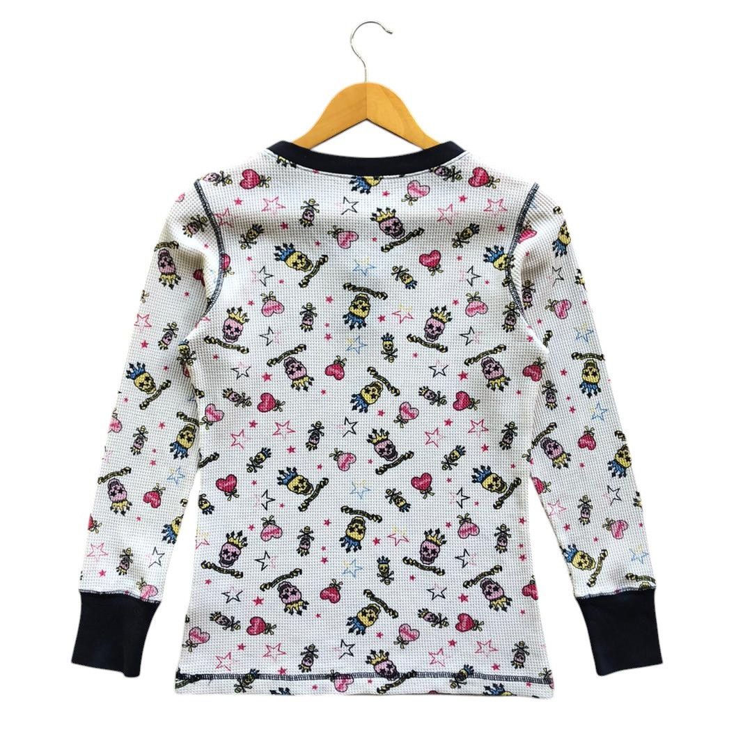 Hysteric Glamour Japanese NOIR skull grunge over print longsleeve tshirt Size US S / EU 44-46 / 1 - 2 Thumbnail