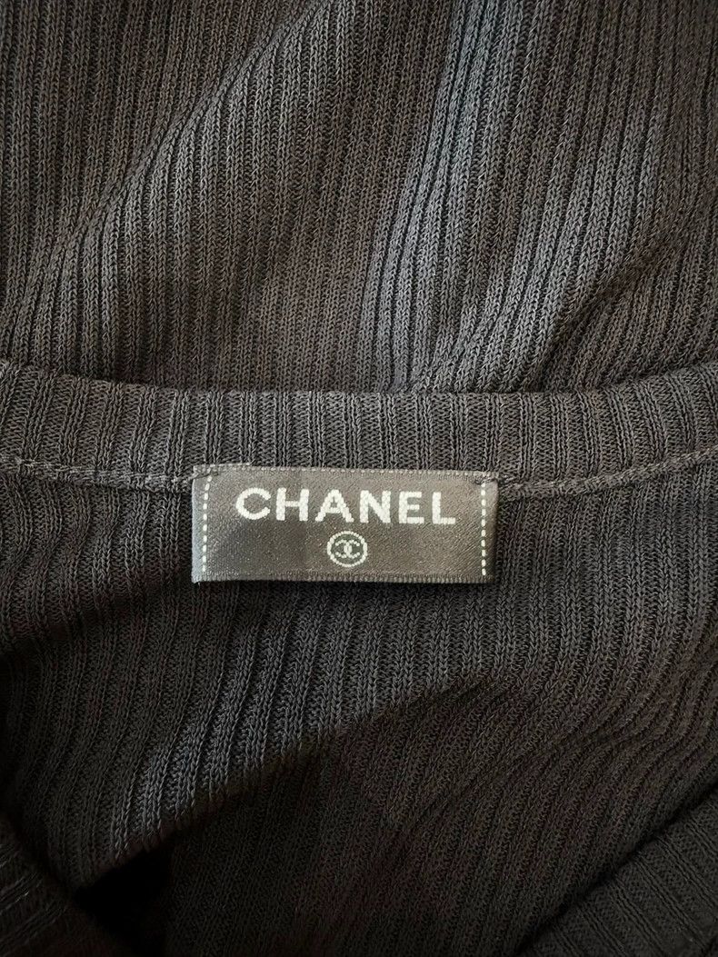 Chanel Chanel Camellia embroidered pocket knitted dress Size XXS / US 00 / IT 34 - 5 Thumbnail
