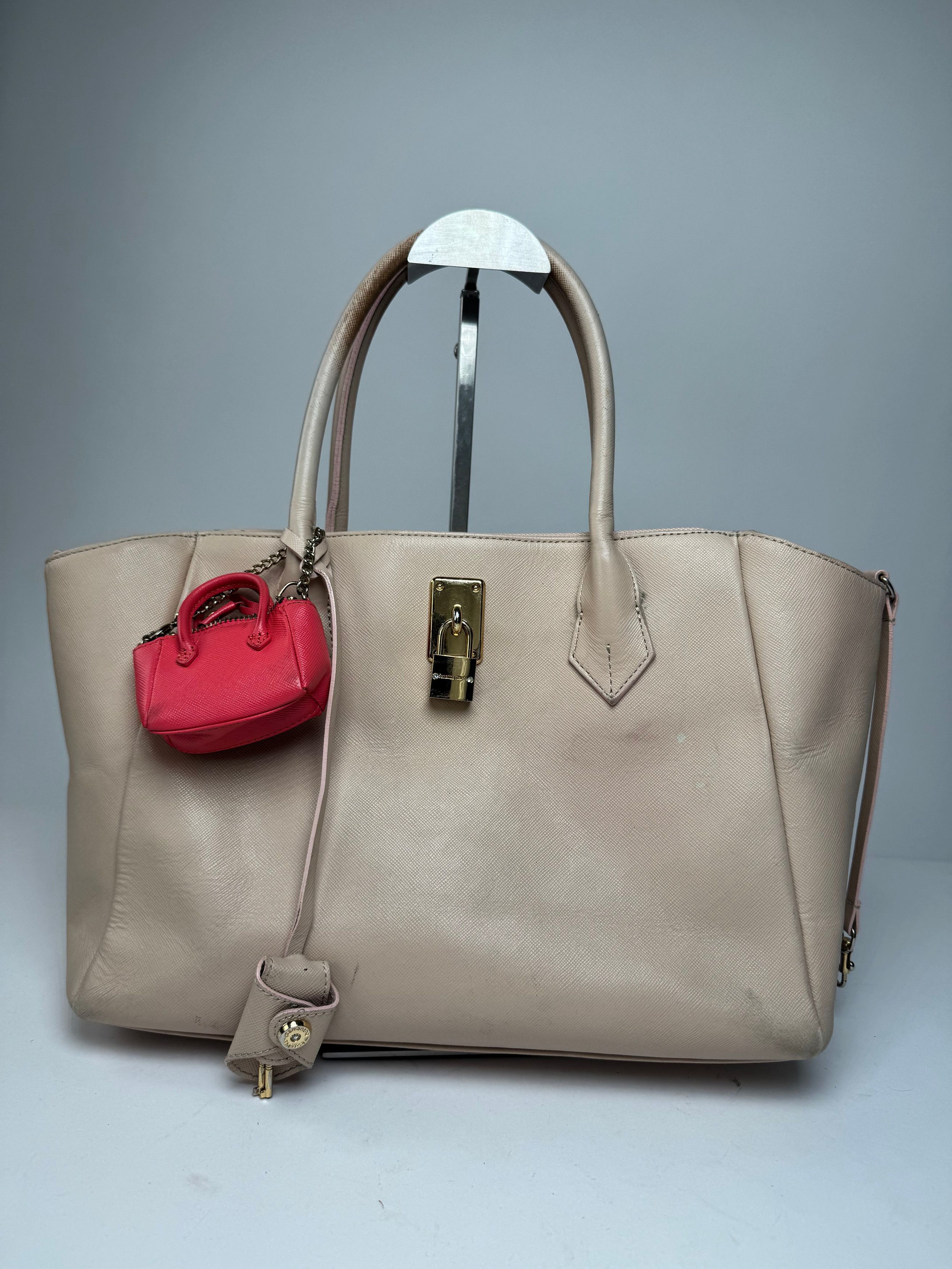 Other Vintage Samantha Thavas Leather Handbag Pink Size ONE SIZE - 1 Thumbnail