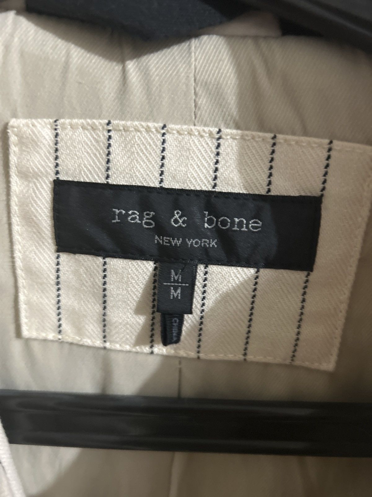 Rag & Bone Rag & Bone white stripe starter jacket Size US M / EU 48-50 / 2 - 4 Thumbnail