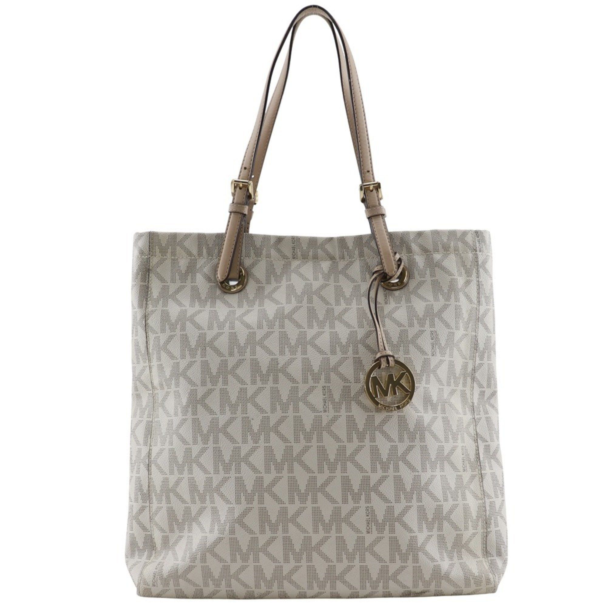 Michael Kors Michael Kors MK signature tote bag PVC off-white type for women Size ONE SIZE - 1 Thumbnail