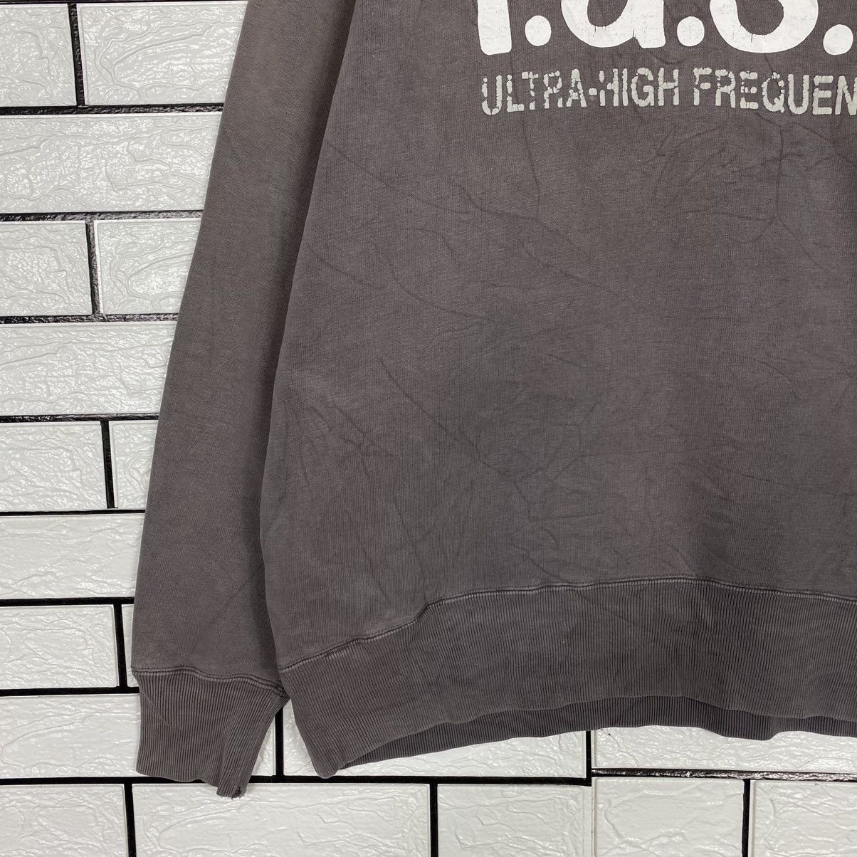 Japanese Brand Real Words Fast Big Logo Sweatshirt Issey Miyake Size US L / EU 52-54 / 3 - 5 Thumbnail